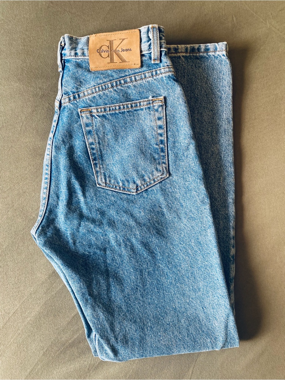 Vintage Calvin Klein Straight Leg Button Fly Jeans